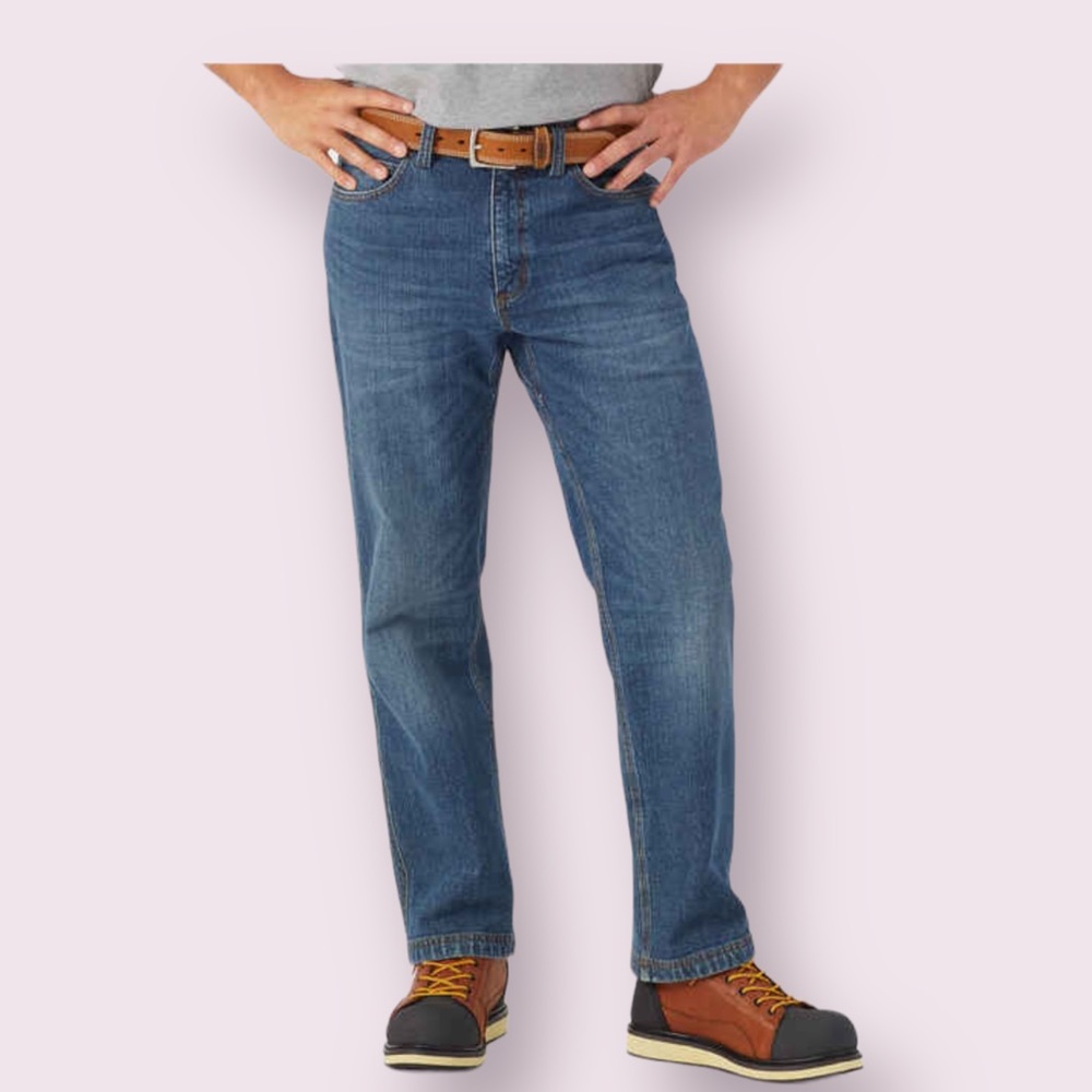 Duluth Trading Co Mens Cotton Relaxed Fit Flex Ballroom Jeans Size 36 X …